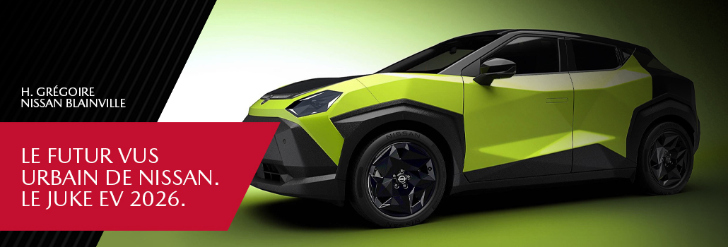 Nissan Juke électrique 2026 : autonomie, design et infos | Nissan Blainville